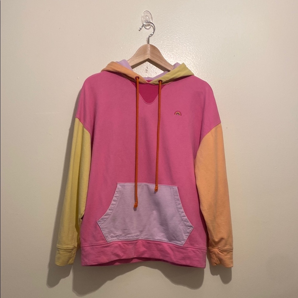 Terez New York Prima Cotton Colorful Hoodie. Size S - Picture 1 of 8